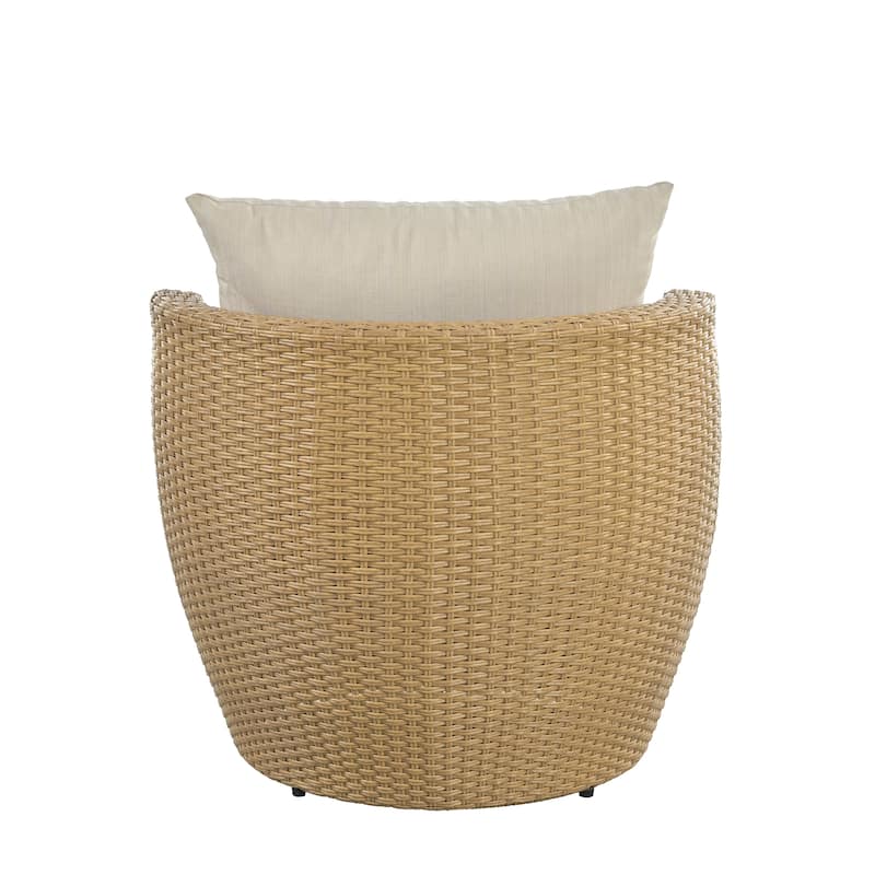 Kono 3-piece Wicker Chat Set by Christopher Knight Home