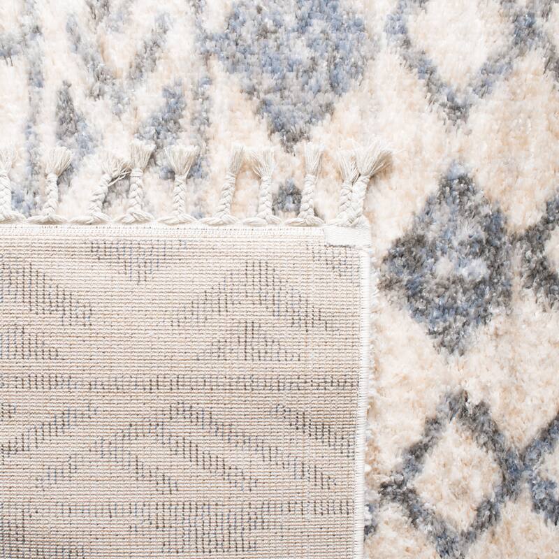 SAFAVIEH Berber Fringe Kavitha Mai Trellis Rug