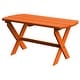 preview thumbnail 8 of 14, Poly Folding Oval Coffee Table Orange