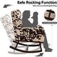 preview thumbnail 150 of 171, HOMYKA 28" Wide Rocking Chair for Nursery with Solid Wood Leg