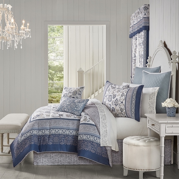 Royal Court Chelsea Blue Comforter Set. Opens flyout.