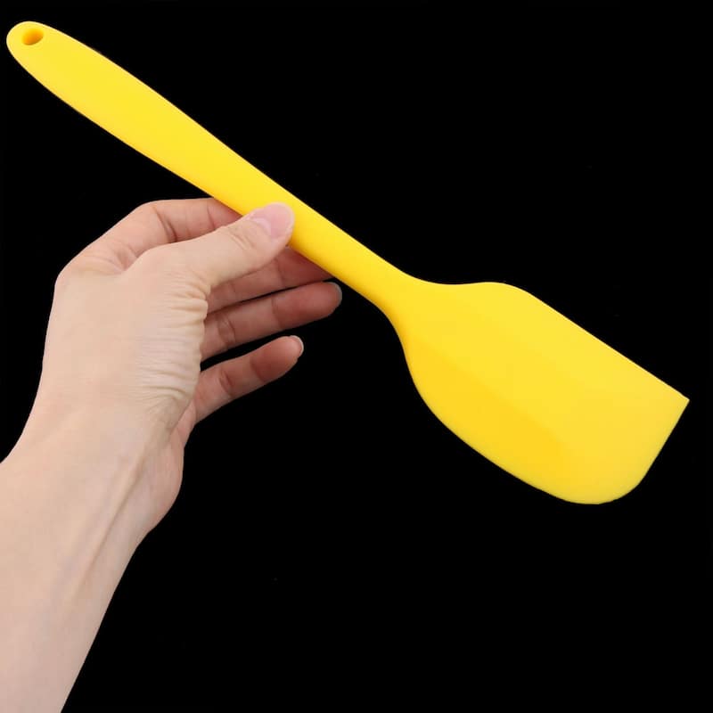 Silicone Heat Resistant Cream Butter DIY Baking Spatula Scraper - 10.9" x 2.2" x 0.6"(L*W*T)