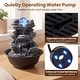 preview thumbnail 51 of 63, Costway Tabletop Water Fountain with Rolling Crystal Ball,