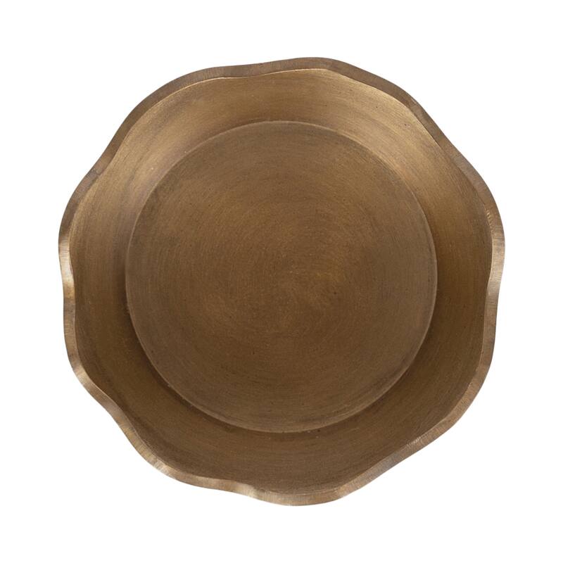 Kate and Laurel Alessia Metal Pillar Candle Holder Set - 2 Piece