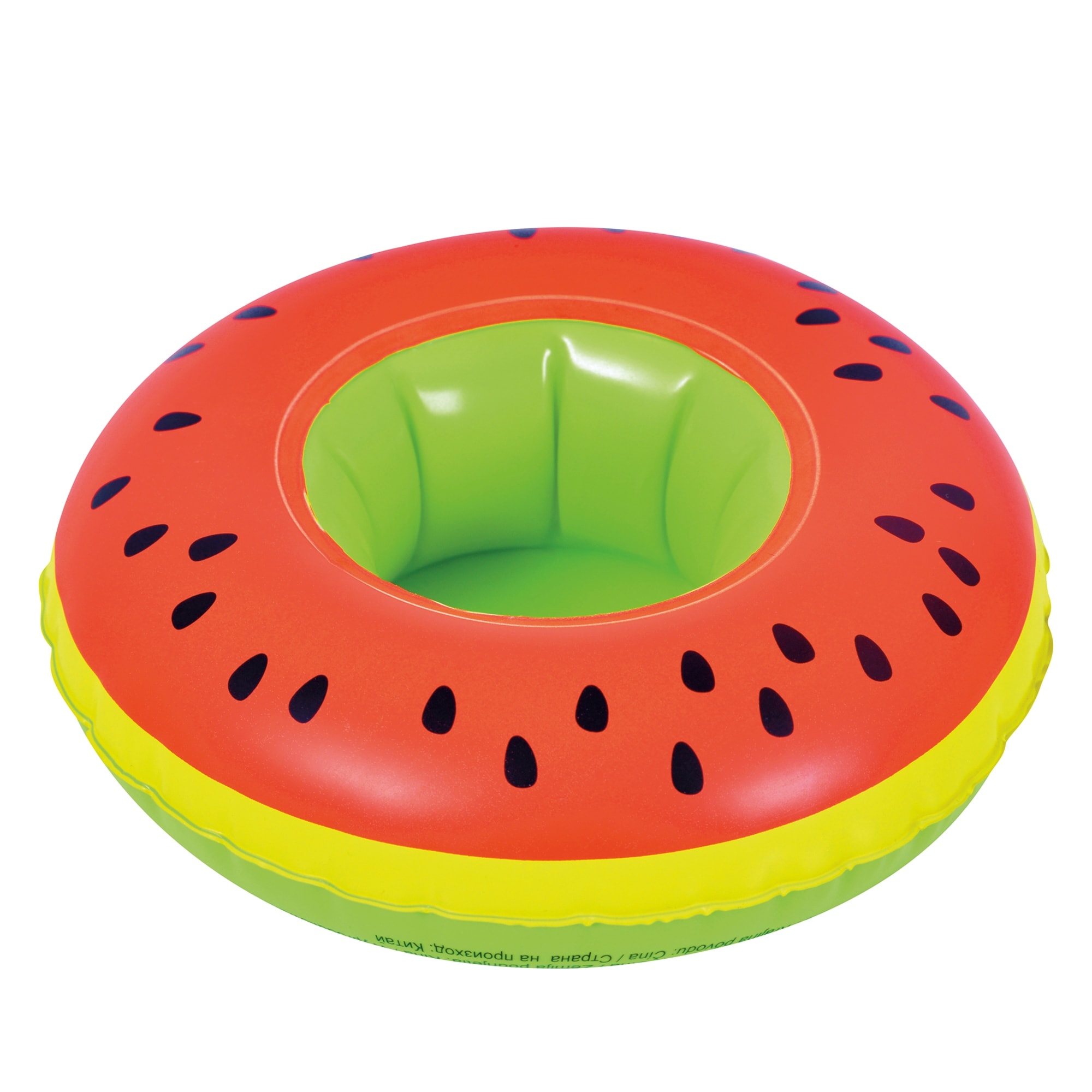 9" Inflatable Watermelon Slice Swimming Pool Beverage Drink Holder