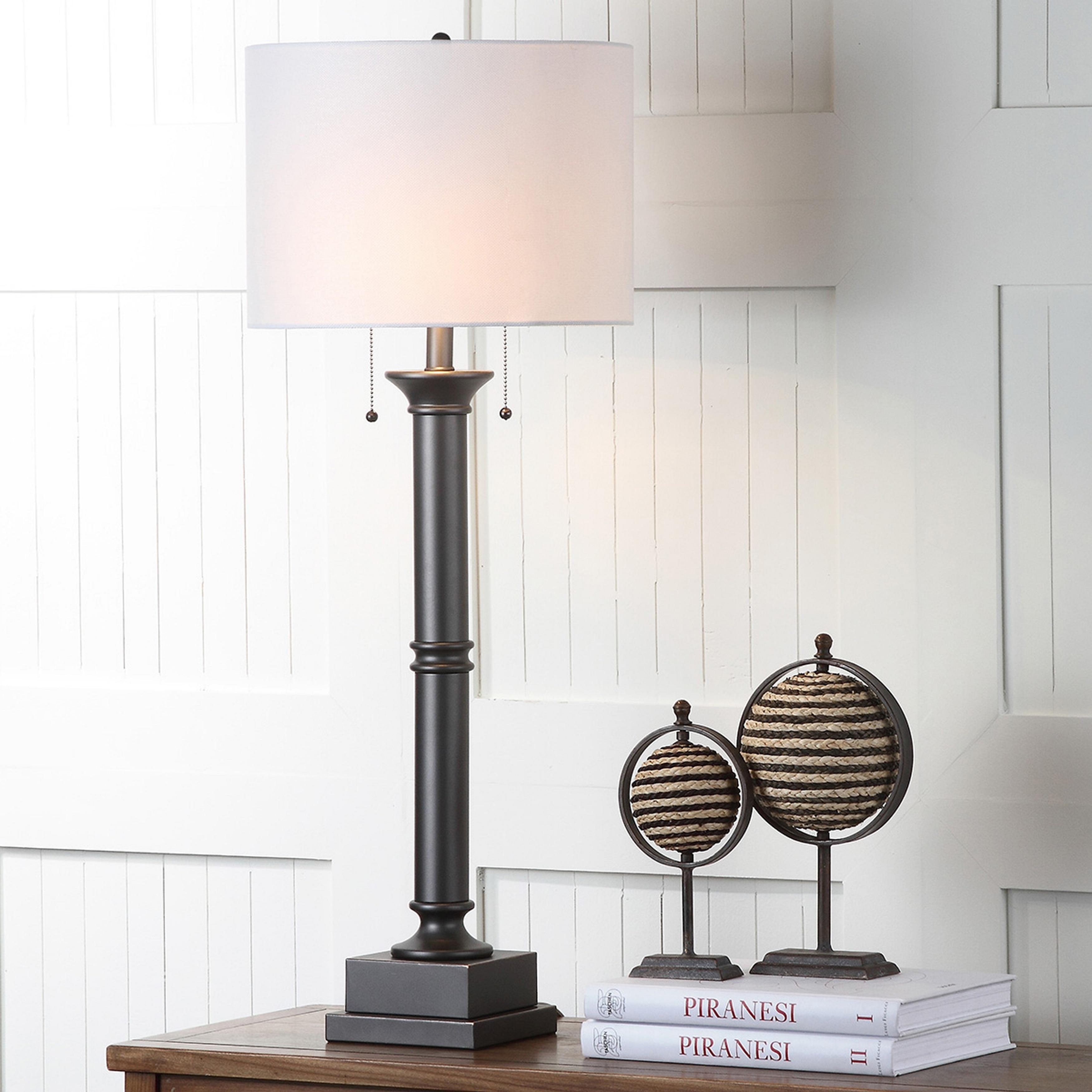 dark grey bedside lamps