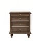 preview thumbnail 47 of 116, Wood NightStand with Metal Handle