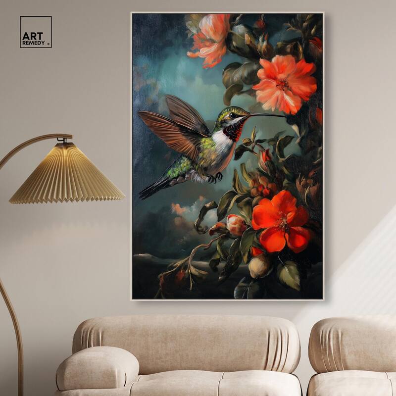 Whirring Wings II Canvas by Art Remedy