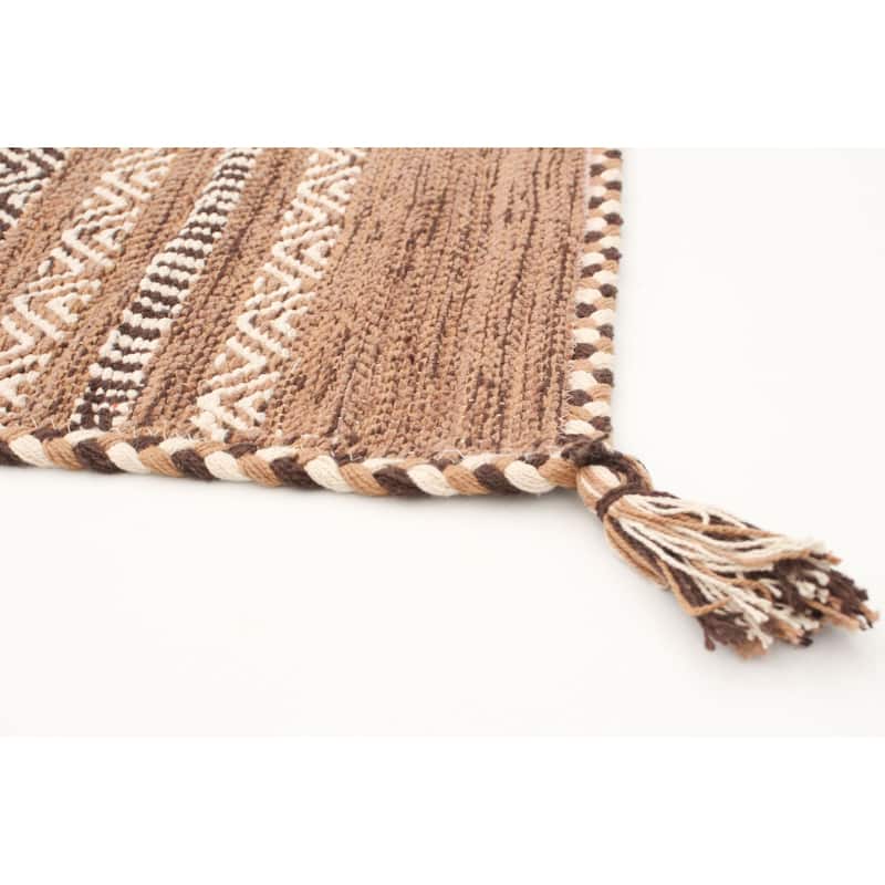 ECARPETGALLERY Arizona Flat-weave Wool Kilim Area Rug