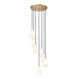Farrell 7 Light Chandelier in Modern Gold - Bed Bath & Beyond - 40949505
