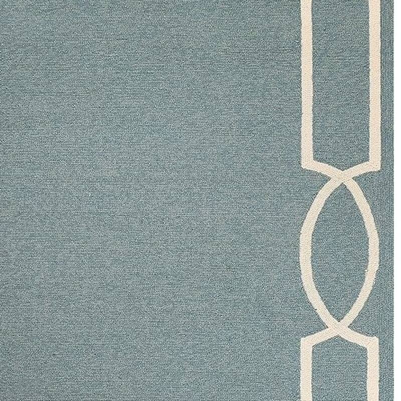 Allof Elegant Plain Weather Resistant Heritage-Inspired Hand-Woven Outdoor Rug