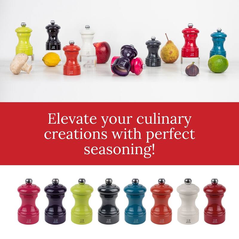 Peugeot Bistro Pepper and Salt Mill Set - 10cm - 4in.