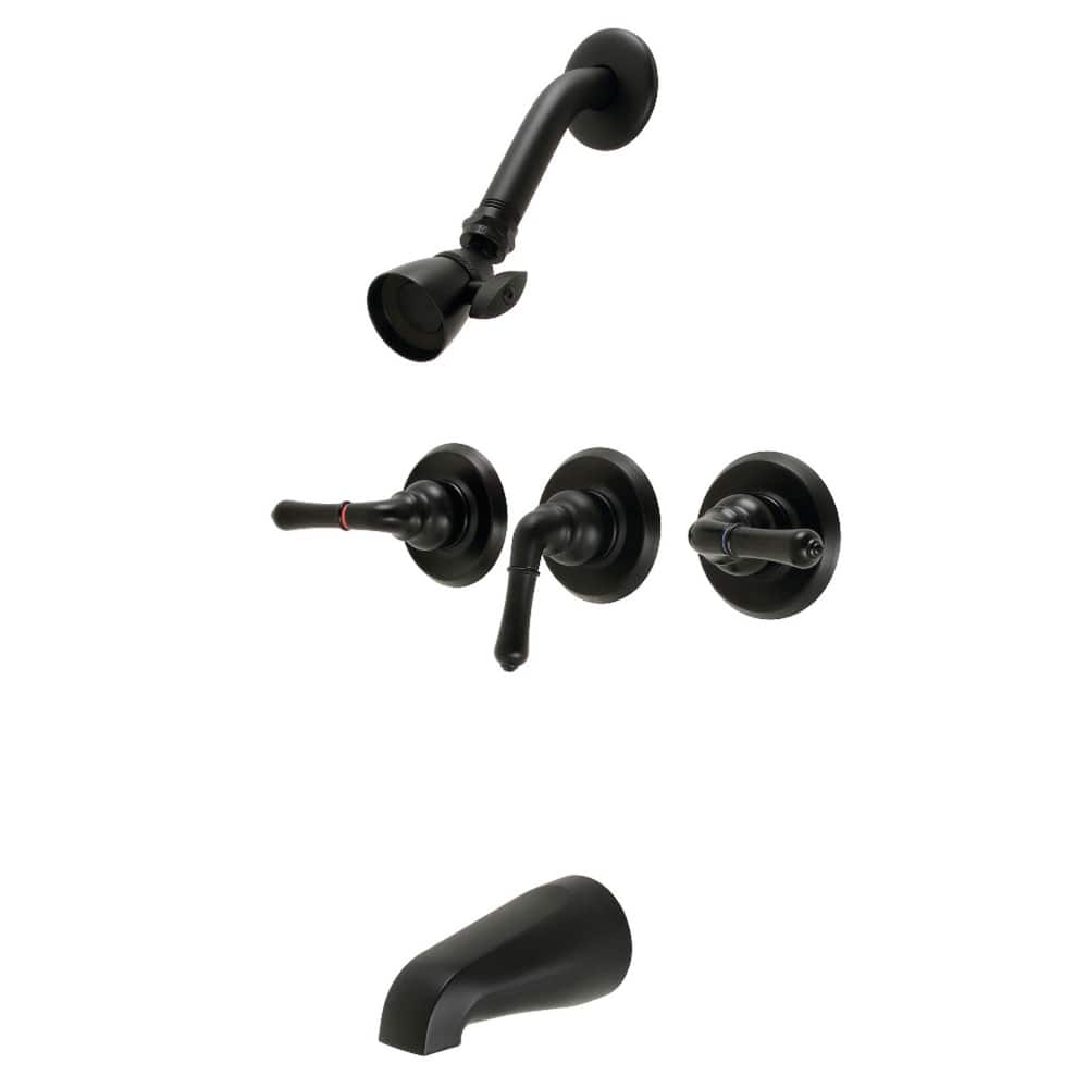 Magellan Three-Handle Tub and Shower Faucet