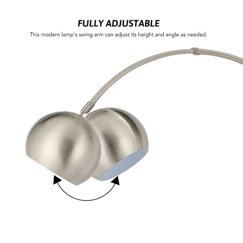 CO-Z 70" Arc Floor Lamp with Genuine Marble Base
