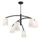 preview thumbnail 11 of 9, Minka Lavery 5399 Headington 6 Light 54" Wide Chandelier