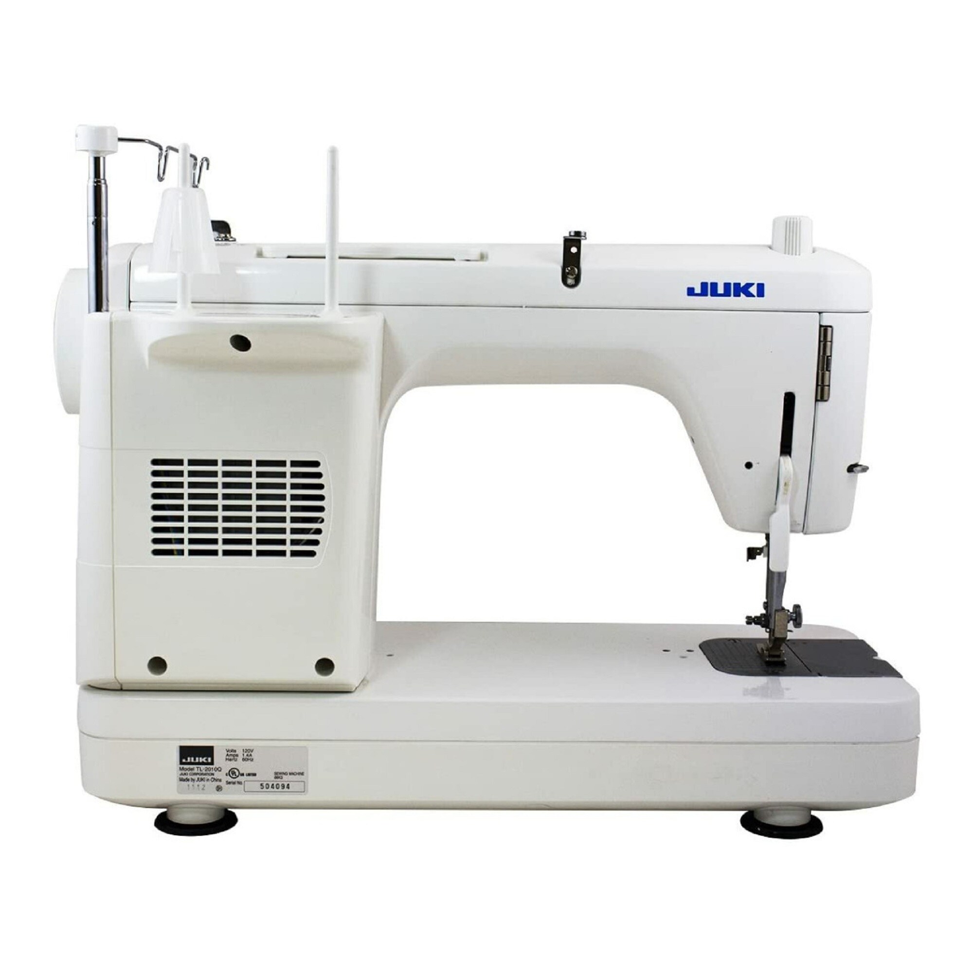 Juki Sewing Machine with 287 Stitch Patterns and 4 Fonts - Bed