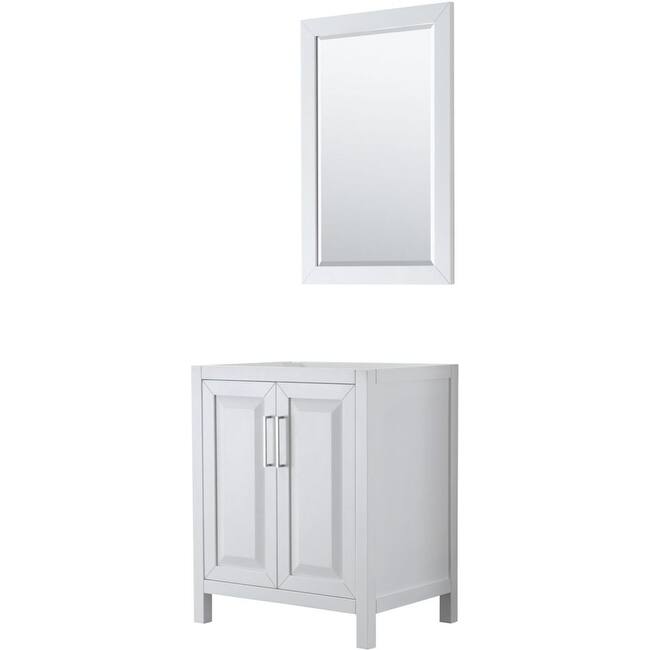 Wyndham Collection Daria 29" Single Free Standing Vanity Cabinet -