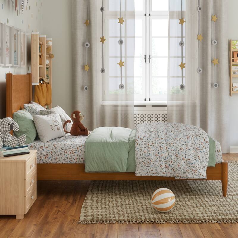 Pasadena Solid Wood Low Profile Platform Bed