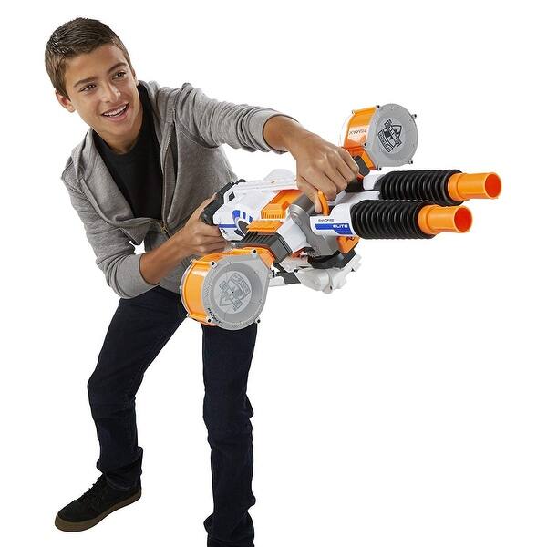 Shop Nerf N Strike Elite Rhino Fire Blaster White Overstock