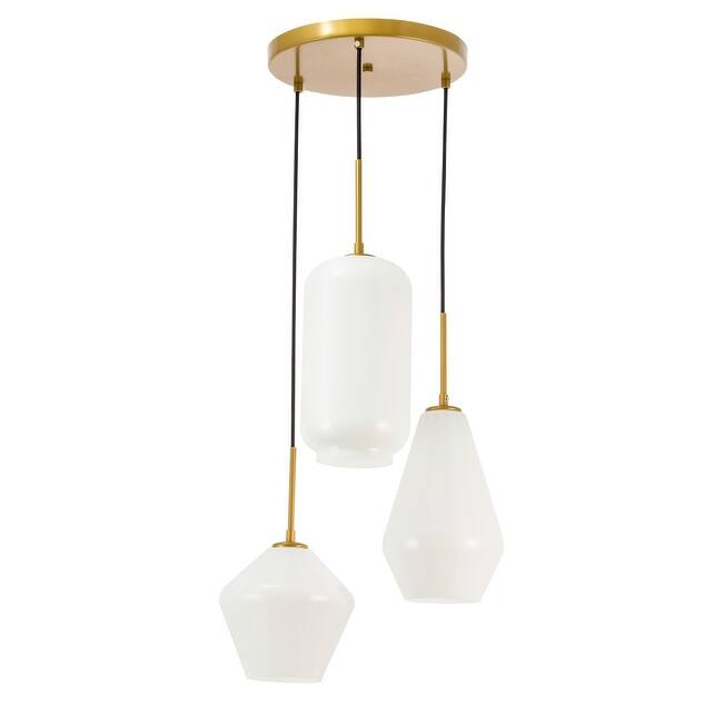Gerald Glass 3-light Pendant