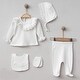 preview thumbnail 8 of 7, Lace Newborn Outfit Set - Newborn Baby Girl Hospital Exit Set - 10 Piece