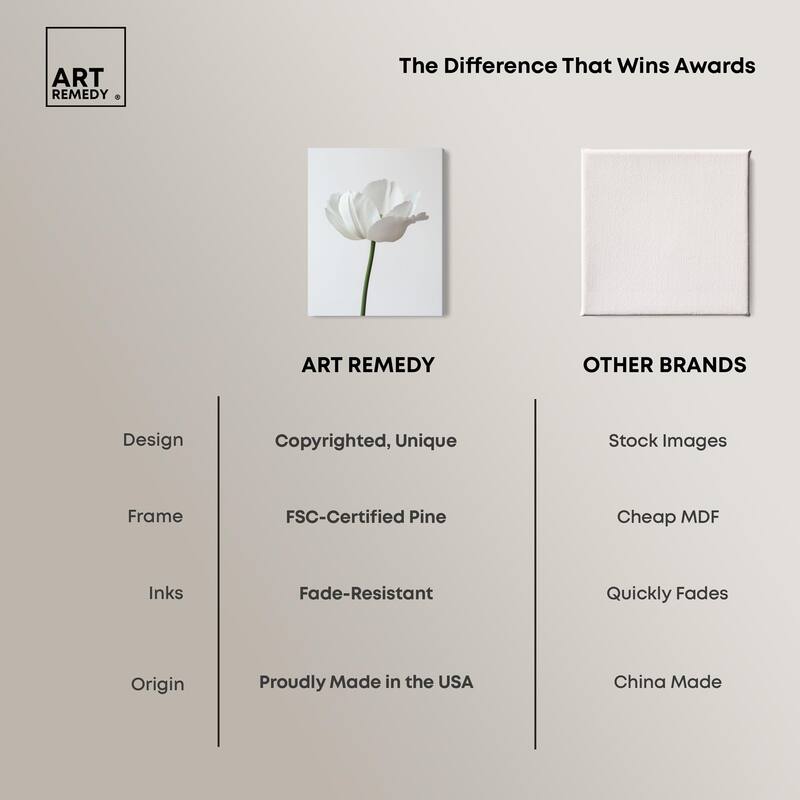 Pearl Floret Canvas by Art Remedy, Gallery Wrapped