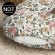 preview thumbnail 3 of 4, Sweet Jojo Designs Vintage Floral Boho Nursing Breastfeeding Pillow Cover Case Pillow Not Included Pink Yellow Green Farmhouse
