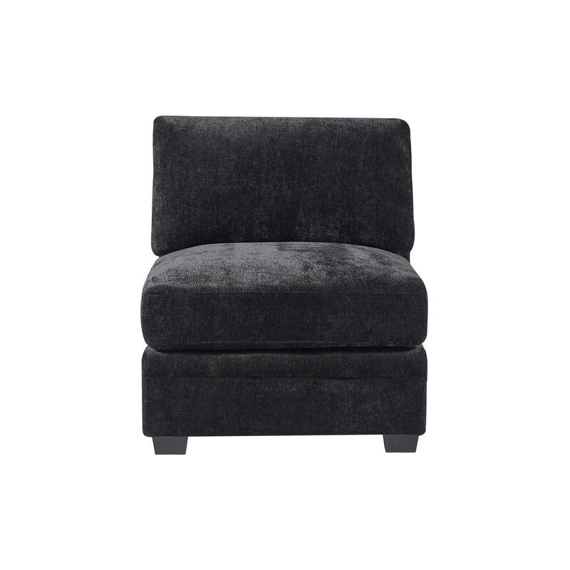 Christopher Knight Home - Verona 7-Piece Reversible Modular Fabric Sectional Sofa with Ottoman, Square Arms & Pillow Back