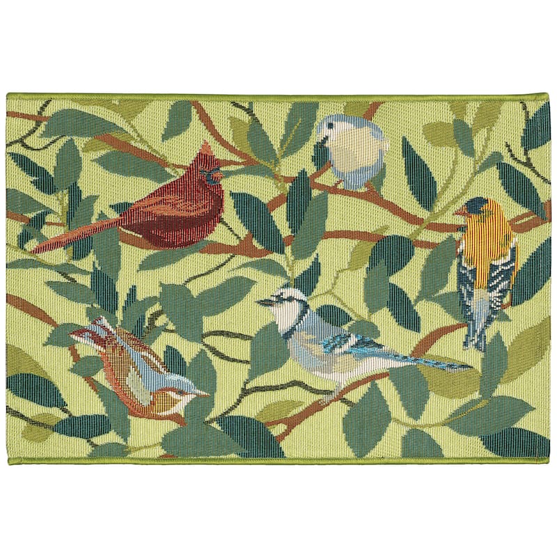 Liora Manne Esencia Birds Of A Feather Indoor/Outdoor Mat - 2'5" x 3'11"