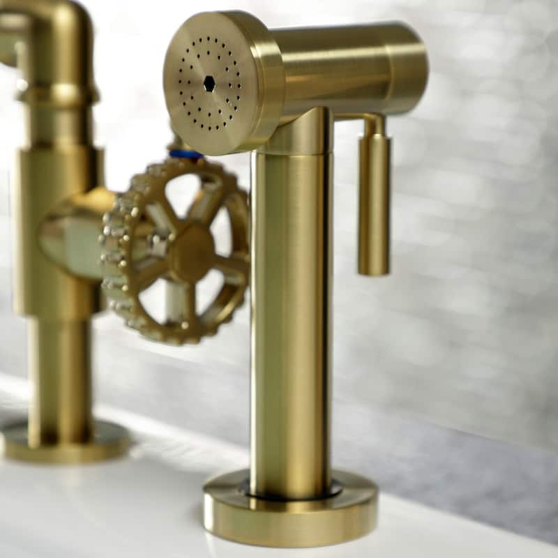 Kingston Brass Fuller Bridge Kitchen Faucet