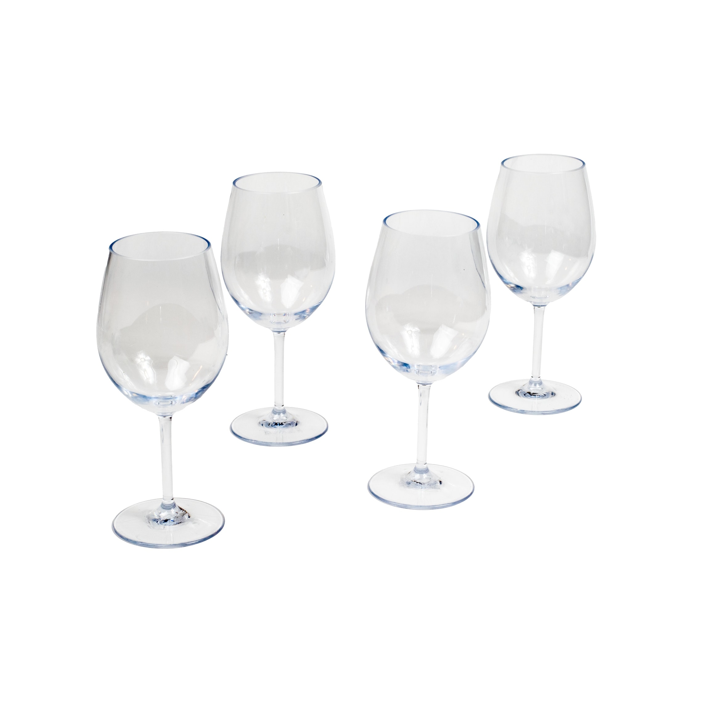 Abode Homewares Montana Acrylic Wine Glass - Clear - 22 oz - Set of 4