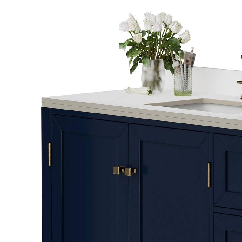 Moasis 36"/40"/ 47" Bathroom Vanity Cabinet with Sink