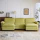 Option Green Corduroy-2 Ottoman