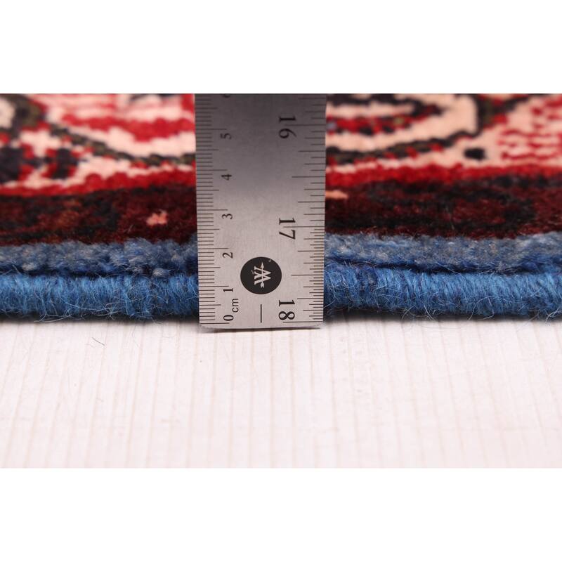 ECARPETGALLERY Hand-knotted Andelz Red Wool Rug - 3'7 x 9'9