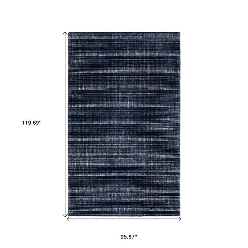 HomeRoots Striped Industrial Rectangle Area Rug
