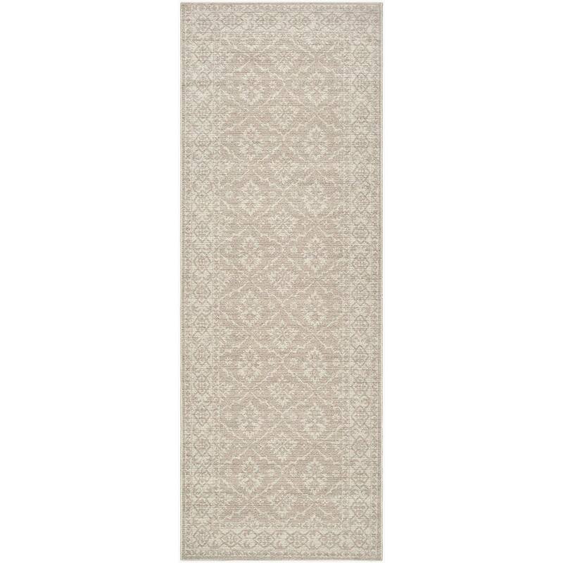 Nabela Noor Home x Livabliss Aram Traditional Area Rug - 2'6" x 7'3" - Oatmeal