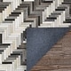 preview thumbnail 3 of 5, Dream Decor Rugs Vail Cascade Ivory Brown Geometric Handmade Area Rug