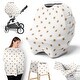 preview thumbnail 1 of 4, Sweet Jojo Designs Orange White Boho Sun Boy Girl Unisex/Gender Neutral 5 in 1 Baby Car Seat Nursing Cover Retro Bohemian Desert