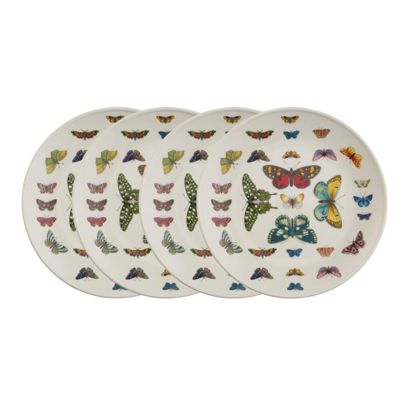 Portmeirion Botanic Garden Set of 4 Harmony AccentsCoupe Plates - 8.5" D - 8.5" D