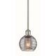 Option Brushed Satin Nickel / Light Smoke Deco Swirl
