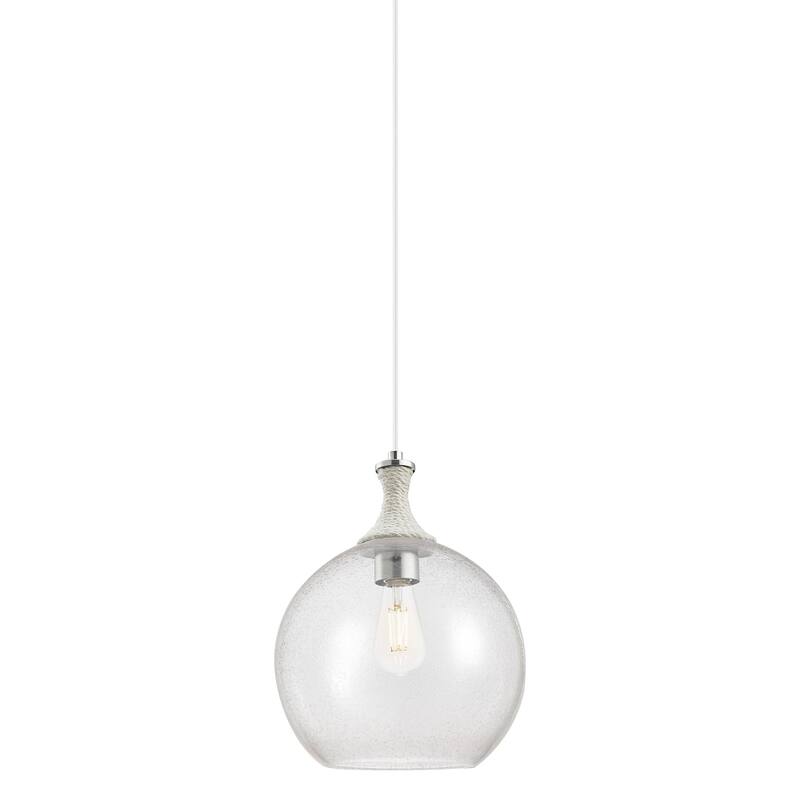 Innovations Lighting 415-1PR-16-12 Astor Pendant Astor 12" Wide - Satin Nickel / Seedy
