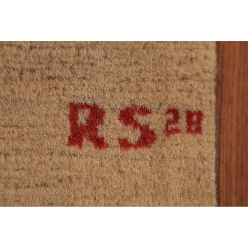 Contemporary Gabbeh Oriental Foyer Rug Handmade Wool Carpet - 2'0"x 3'3"