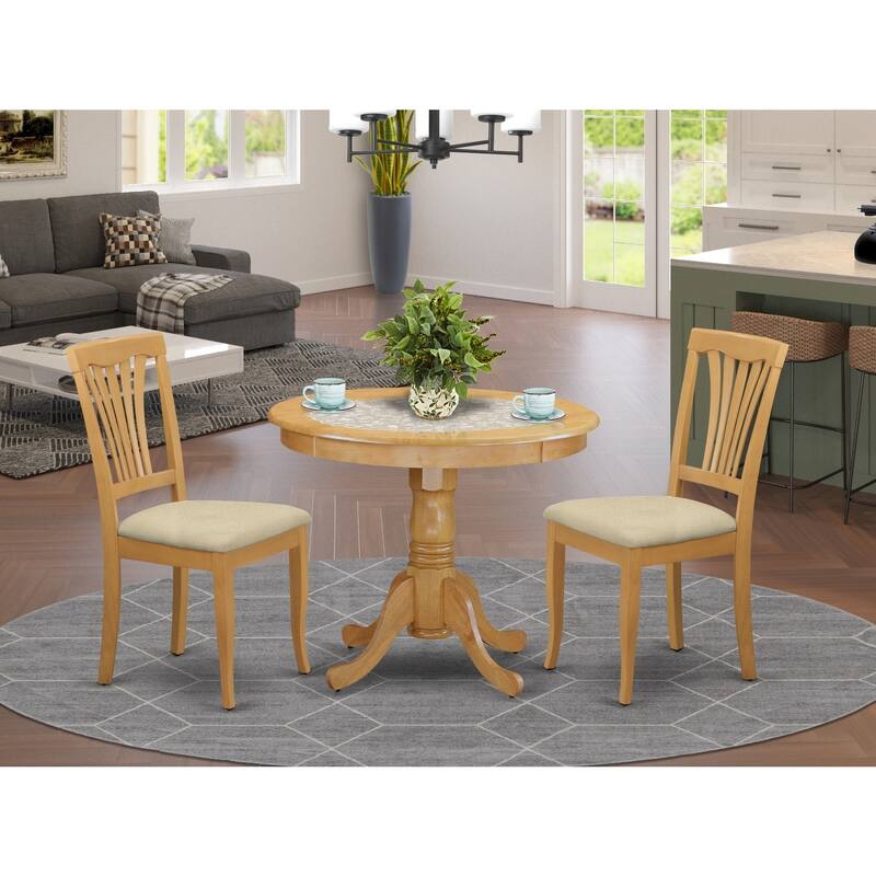 Small Kitchen Table Set with 2 Chairs - Dining Table and Chair Set