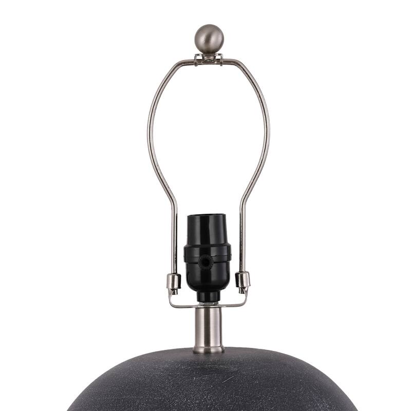 2 Pack Global Ceramic Accent Table Lamp with Linen Shade