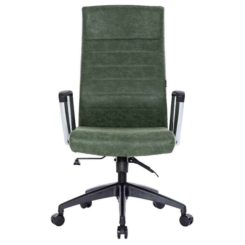 Hilton Modern High Back Ergonomic Leather Office Chair with Adjustable Height, Swivel, and Tilt for Conference or Executive Desk