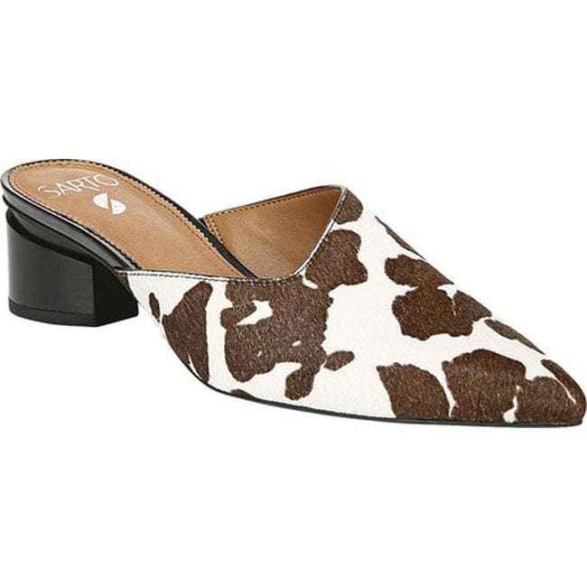 cow print clogs