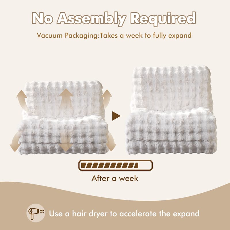 XIZZI Bean Bag Chair for Living Room Soft Plush Lounge Seating