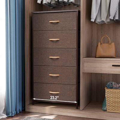 5 Drawers Vertical Dresser Storage Tower Organizer Unit for Bedroom