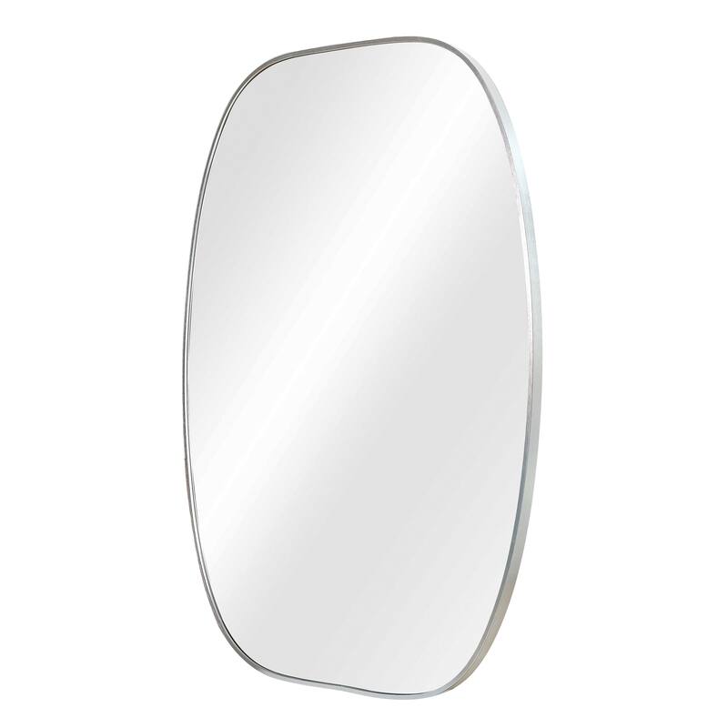 30x40 in Metal Framed Oval Vanity Bathrrom Mirror for Wall