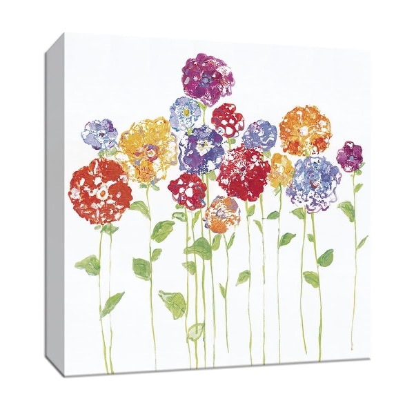 PTM Images 9-147191 PTM Canvas Collection 12" x 12" - "Pretty Posies II" Giclee Flowers Art Print on Canvas